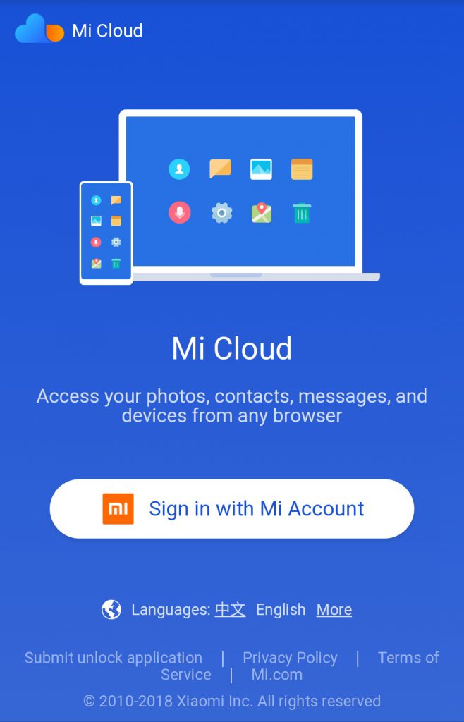 Mi Cloud Xiaomi