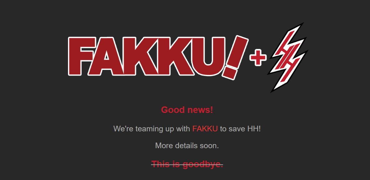 The announcement text on the official Hentai Haven website has now been edi...