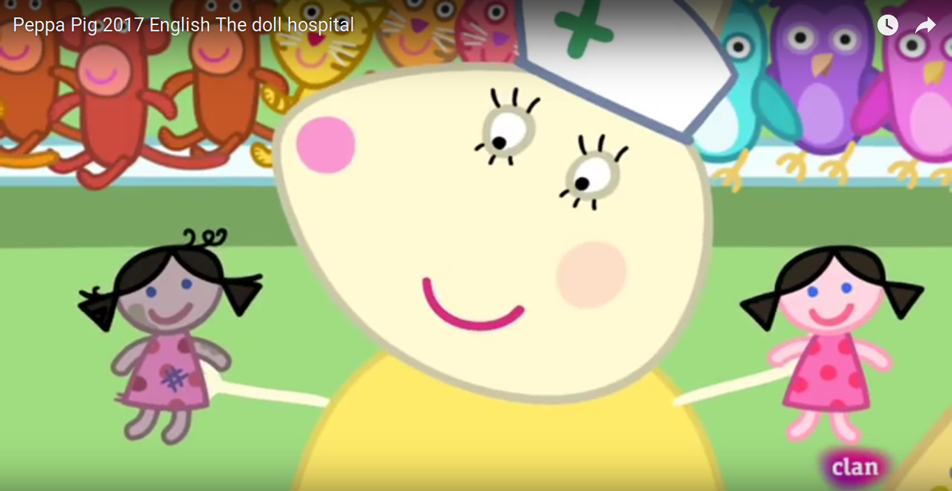 This Peppa Pig episode depicts sick doll as black, and I don't think it's ok