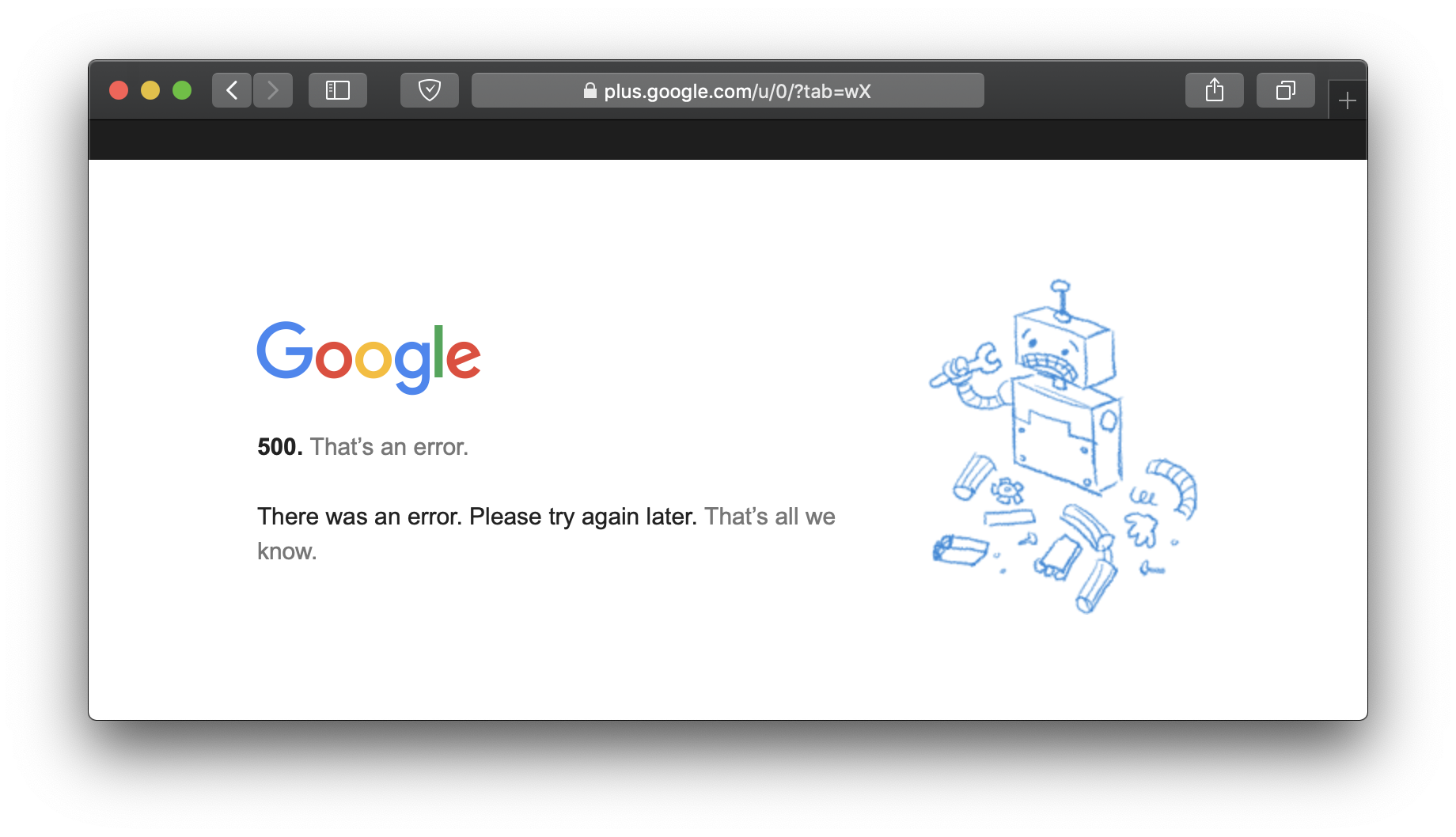 Google+ (Google Plus) not working? Service down for many others as well