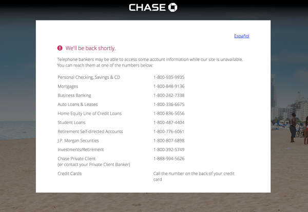 Chase Bank Online Mobile App