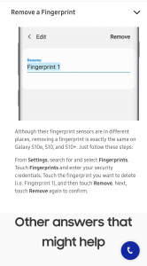 Remove Fingerprint