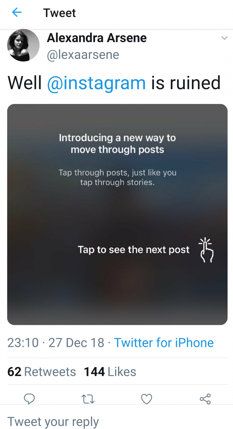 Instagram screenshot notification for post, DM, and story all you