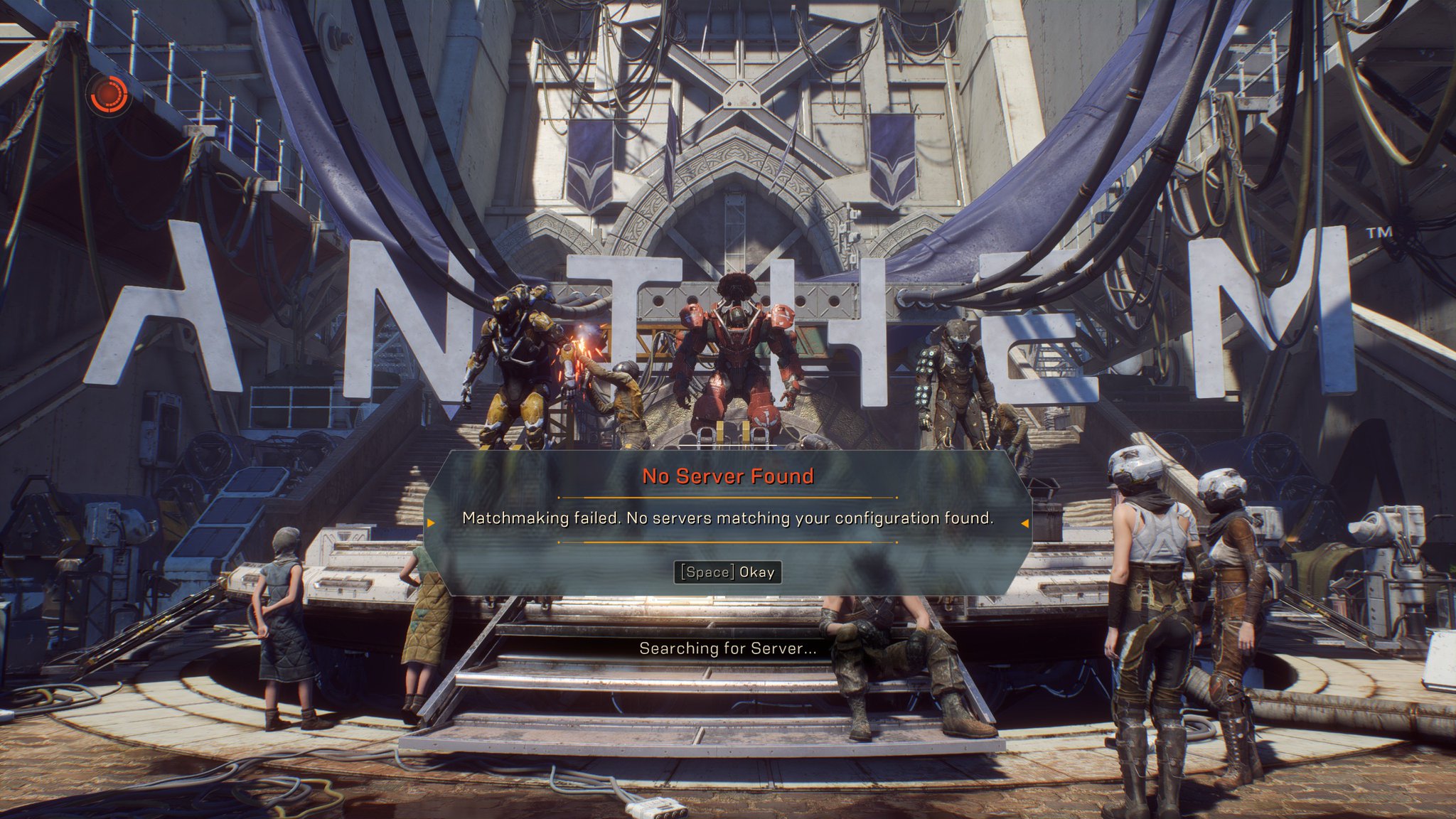 Anthem Quick Play broken / not working bug not fixed in latest Feb 28 'loot' and 'tethering' update