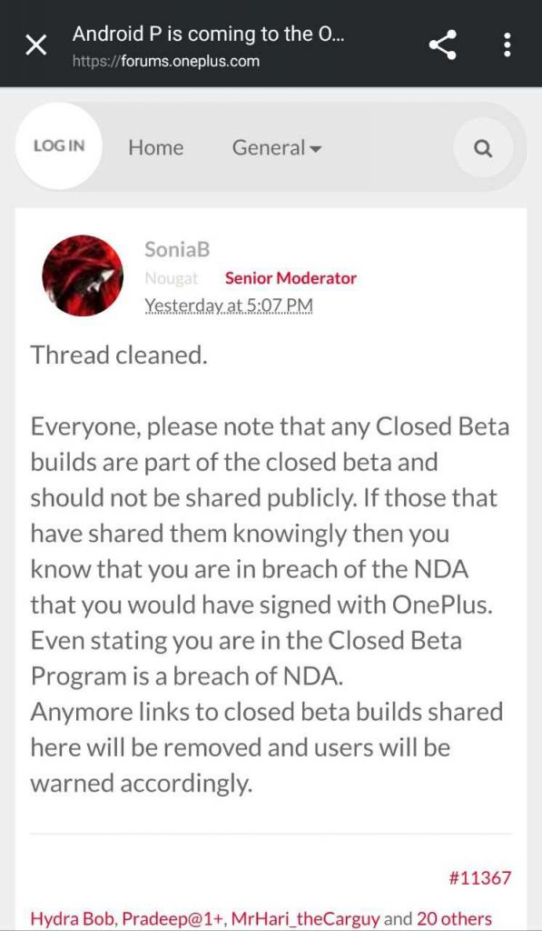 oneplus_3_3t_oos_pie_closed_beta_forum_mod