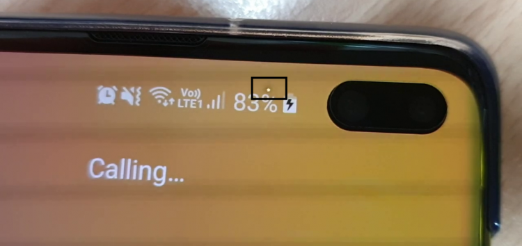 April 16 Update Galaxy S10 Notification Led Feature Via Cutout
