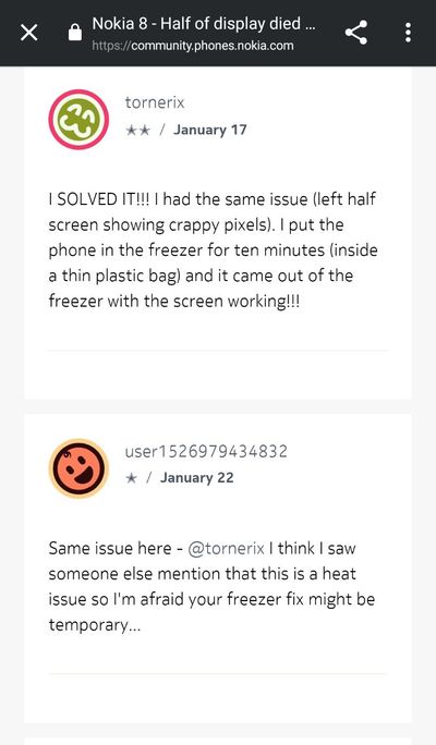 nokia_8_screen_half_damaged_forum_3_freezer