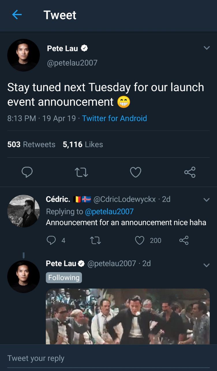 oneplus_pete_launch_event_april_2019_twitter
