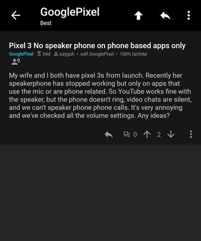 pixel_3_speakerphone_bug_reddit