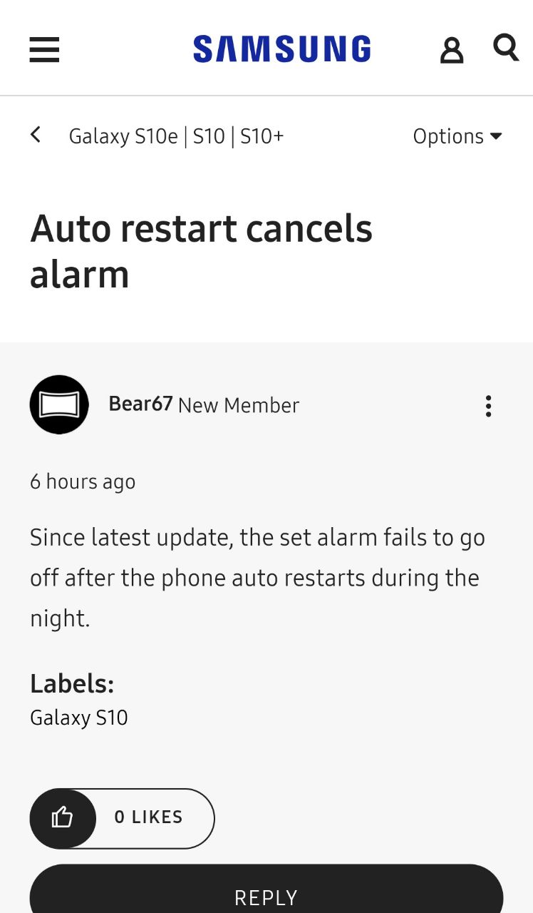 [Fix Samsung Galaxy S10 alarm not going off after reboot? You