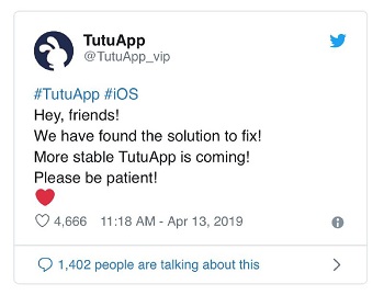 tutu-app-revoke-issue-update2