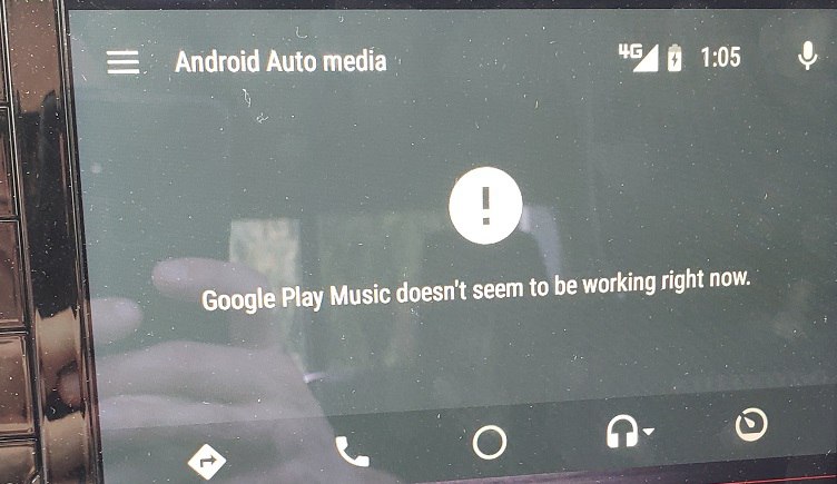 Android Auto says 