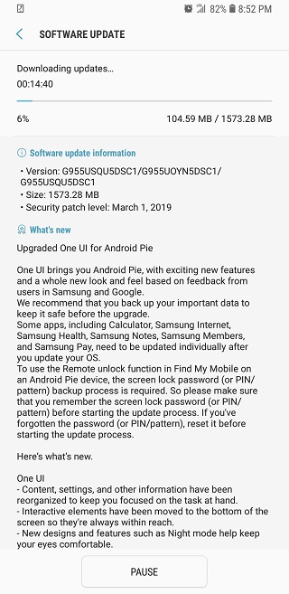 Galaxy-S8-OneUI-march-patch