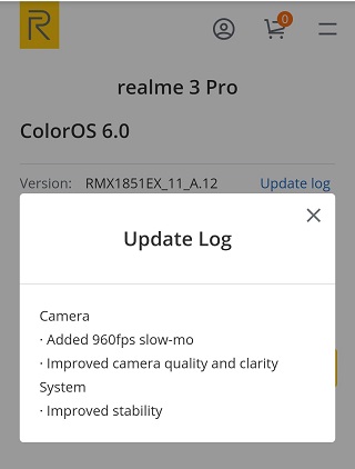 Realme-3-pro-april-update