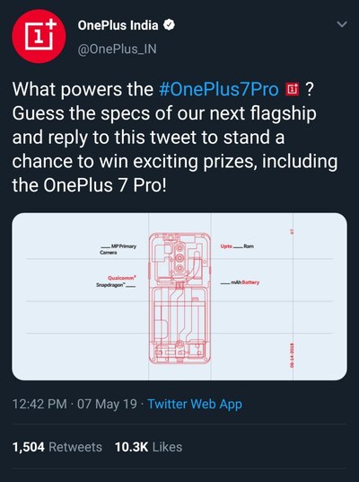 oneplus_7_pro_specs_guess_tweet