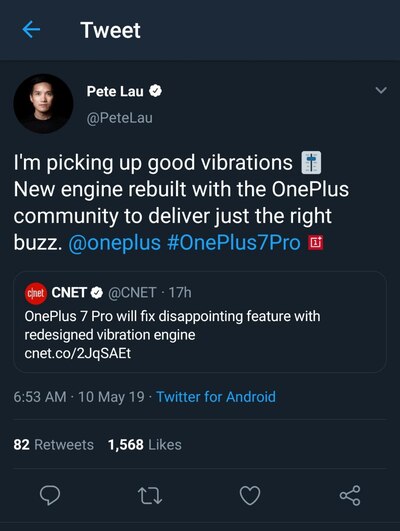 oneplus_7_pro_vibration_pete_tweet