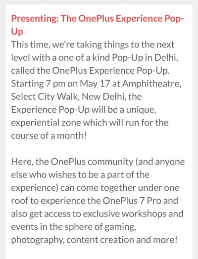 oneplus_experience_popup_india_delhi