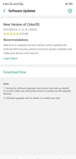 OppoF9-May-update-image