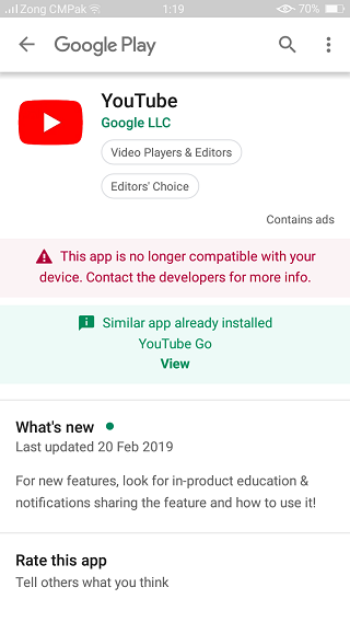 Unable to install or update YouTube app on Android? Here's what you