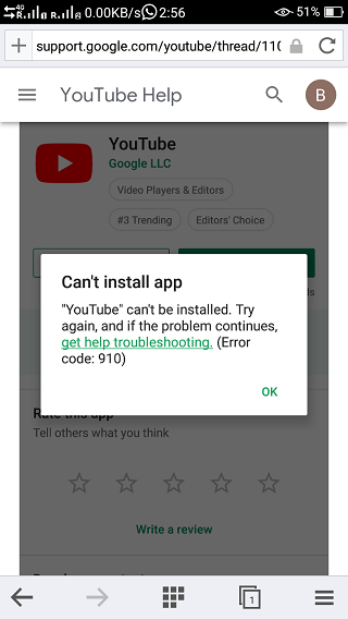 Unable To Install Or Update Youtube App On Android Here S What You Need To Know Piunikaweb