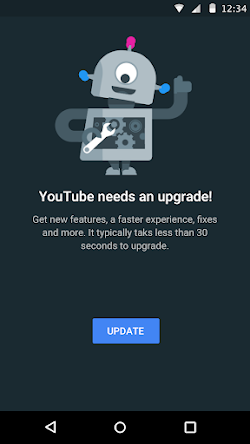 YouTube-needs-to-be-upgraded-notification