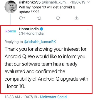 Honor10-AndroidQ