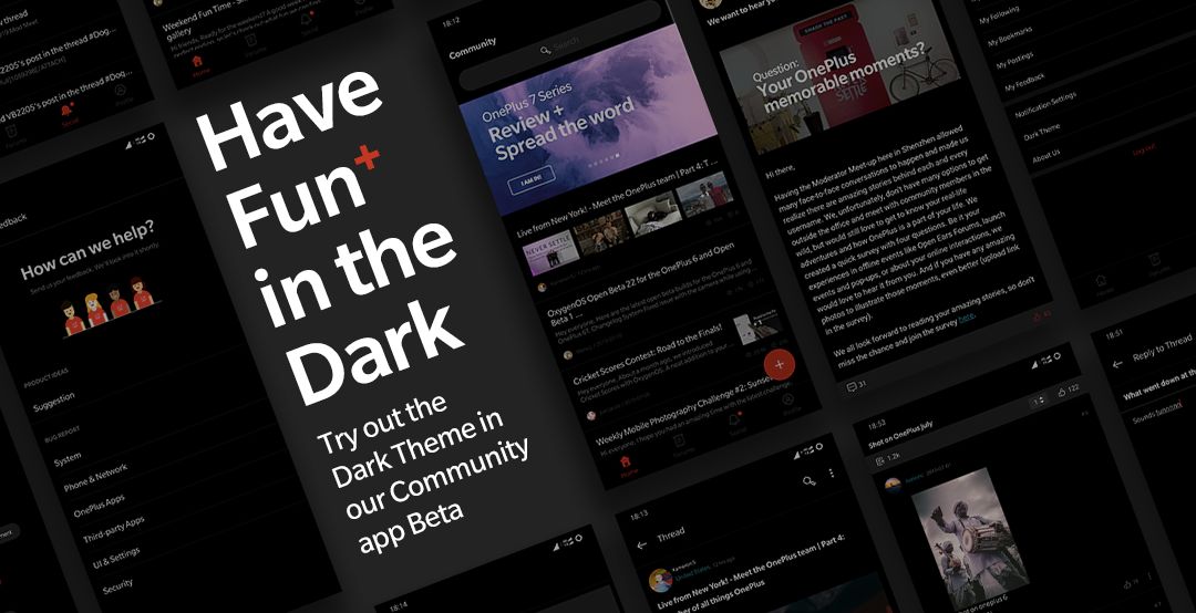 Oneplus Community App 2.6.0 Beta is here with Dark mode