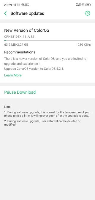 OppoF7-ColoerOS5.2.1-update