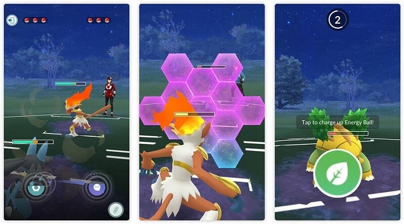 Pokemon Go new Trainer Battle Minigames are live & has 18 different patterns for Charge move