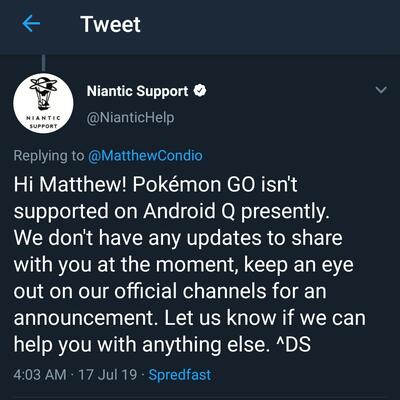 android_q_pokemon_go_support_niantic_tweet