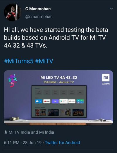 mi_tv_4a_android_tv_beta_manmohan_tweet