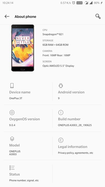 oneplus_3t_oos_9.0.4_about_device
