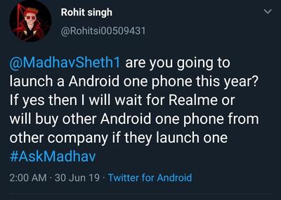 realme_android_one_question_tweet