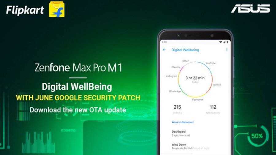 [Updated] Asus ZenFone Max Pro M1 June security update arrives with Digital Wellbeing (Download links inside)