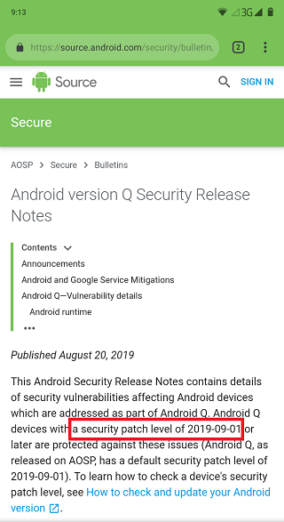 Android-Q-security-update