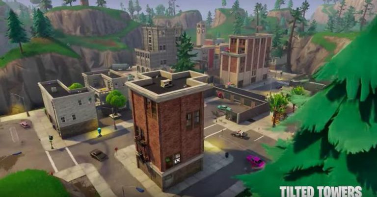 Fortnite Wild West Titled Tower