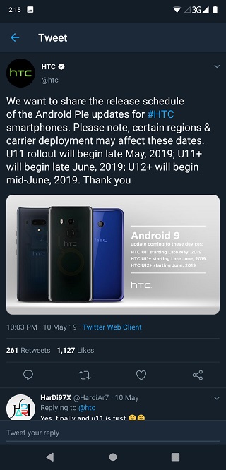 HTC-Android-Pie-roadmap
