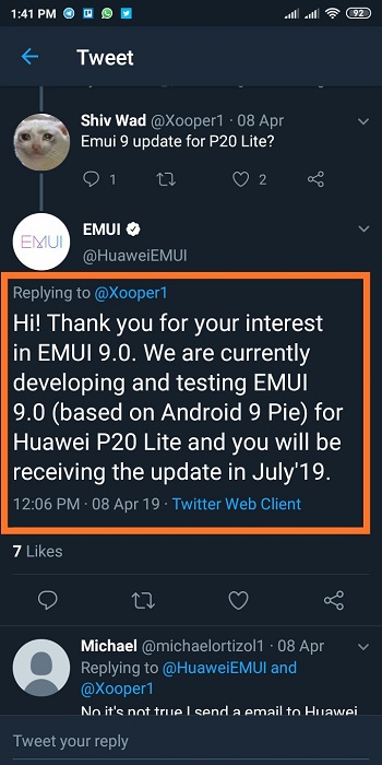 Huawei-P20-Lite-EMUI-9.0-update
