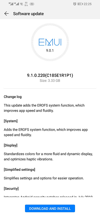 Huawei-Y9-2019-EMUI-9.1-update