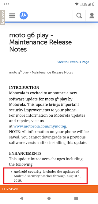 Moto-G6-Play-August-update