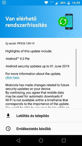 Motorola Moto Z2 Force Android Pie 9.0 update arrives in ...