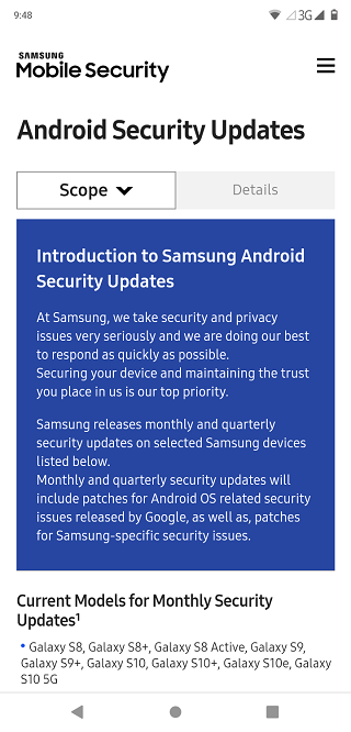Samsung-Android-security-bulletin