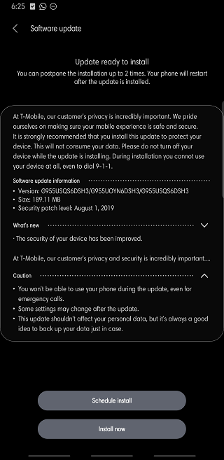 Samsung-Galaxy-S8-T-Mobile-August-update