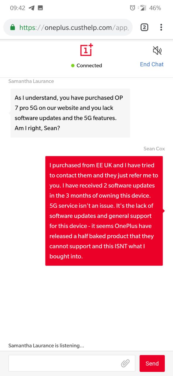 oneplus_7_pro_5g_update_frequency_customer_support
