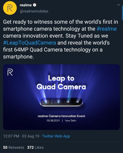 realme_leap_to_quad_camera_tweet