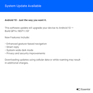 Essential-Phone-Android-10-update