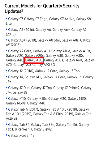 Galaxy-A50-quarterly-updates