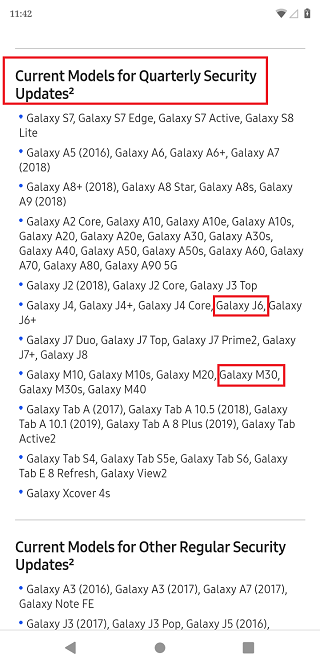 Galaxy-J6-M30-security-updates