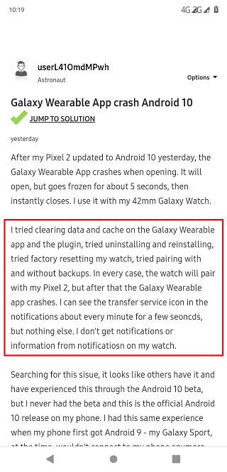 Galaxy-Wearable-app-incompatible-with-Android-10