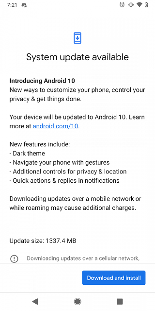 Pixel-3-new-Android-10-update